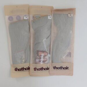 (#110) 3 pack Thathair AM02 - 14" inches 60B Silver hair extensions
